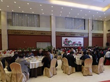 我公司設宴款待參加《第22屆廣州酒店用品展覽會》的客商